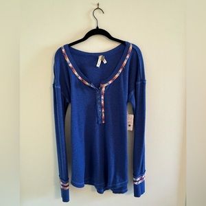 New Free People Henley Shirt